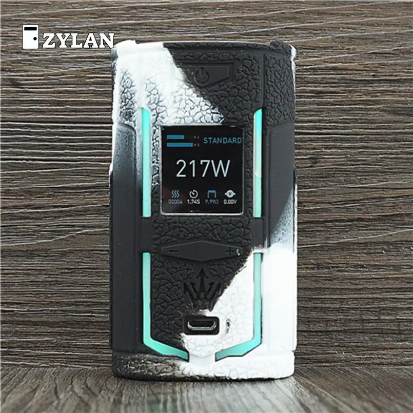 Чехол для ZYLAN VooPoo X217 217W TC Box Mod защитный силиконовый чехол с полным покрытием VOOPOO