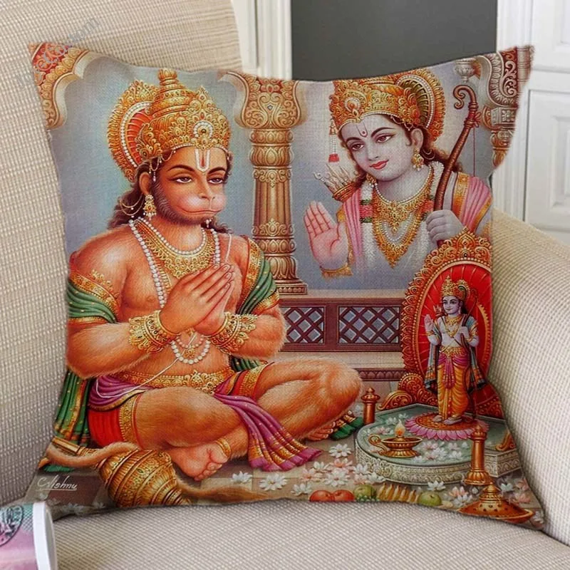Индийский культ плакат стиль индийский буддизм лорды Вишну Hanuman Krishna диванная