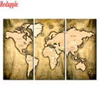 Набор для алмазной живописи 5d сделай сам, набор из 3 предметов, вышивка крестиком, алмазная вышивка с квадратными и круглыми стразами, офисное украшение