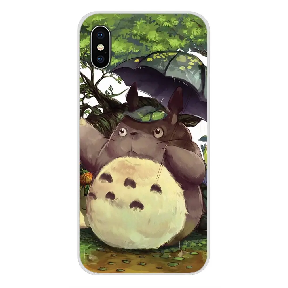 Cute Totoro Spirited Away Ghibli Miyazaki For Samsung Galaxy S2 S3 S4 S5 Mini S6 S7 Edge S8 S9 S10E Lite Plus Phone Cases Covers | Мобильные