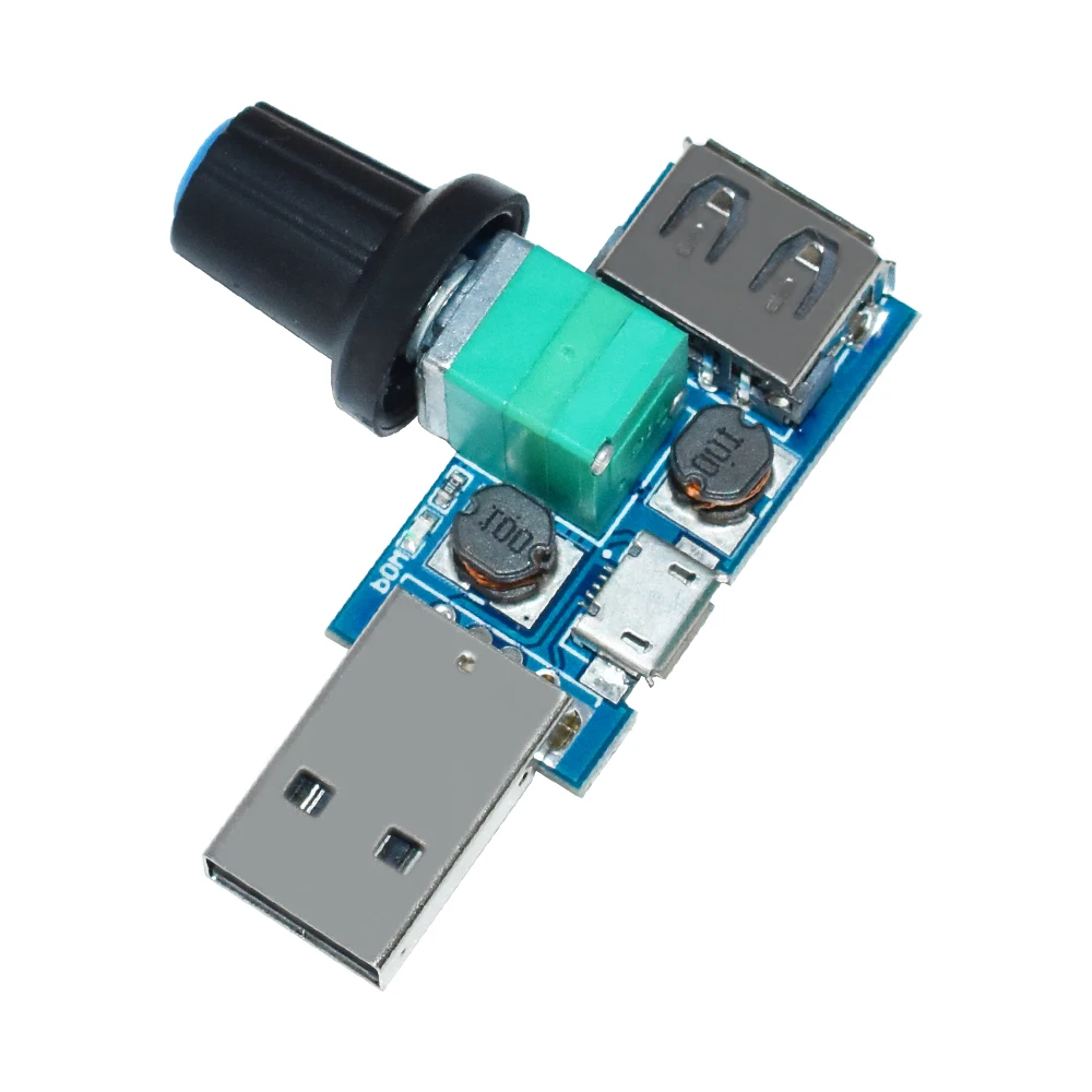 DC 4V-12V 5W XY-FS USB-вентилятор бесступенчатый регулятор скорости вентилятора USB