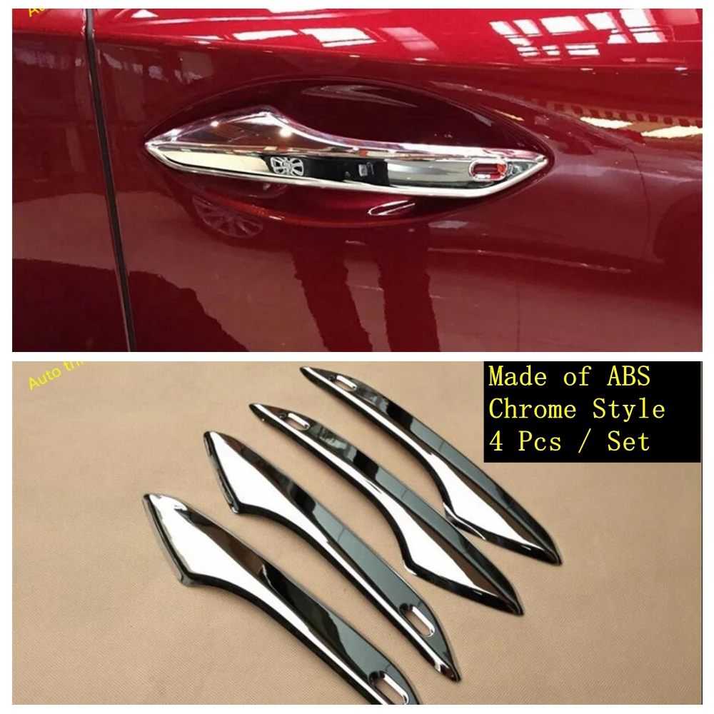 

Lapetus Outside Car Door Doorknob Handle Sequins Cover Trim 4 Pcs Fit For LEXUS NX NX200T NX300T 2018 2019 ABS Auto Accessories