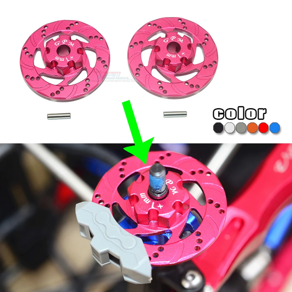 

metal +1MM wheel caliper brake disc caliper Widening adapter #8569/8568 for 1/7 UDR UNLIMITED DESERT RACER 85076-4