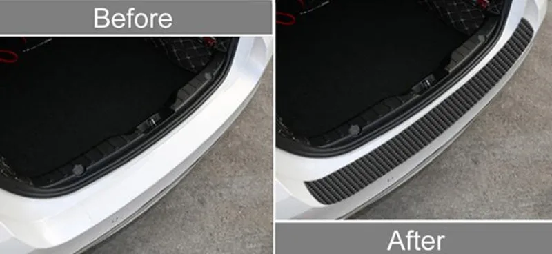 

Car Trunk Anti-Kicked SProtection Sticker Strip for Dacia duster logan sandero stepway lodgy mcv 2 dokker