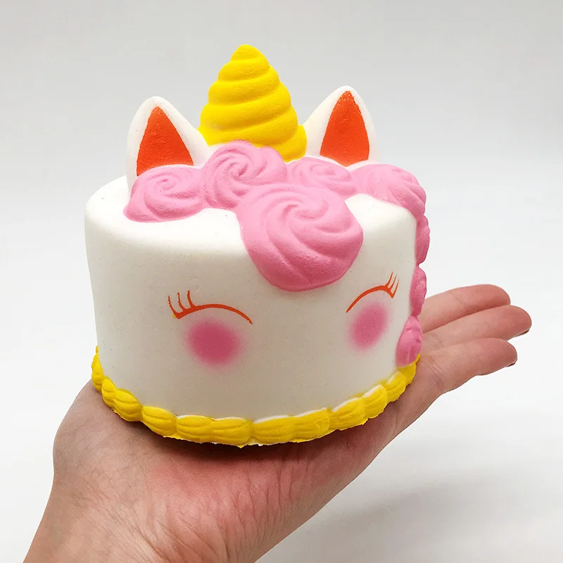 Kawaii мультяшный торт сжимаемая еда медленно восстанавливающие форму мягкие
