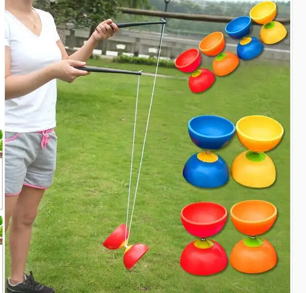 Спортивная игрушка для взрослых кожаная чаша Diabolo не боится тряски детей