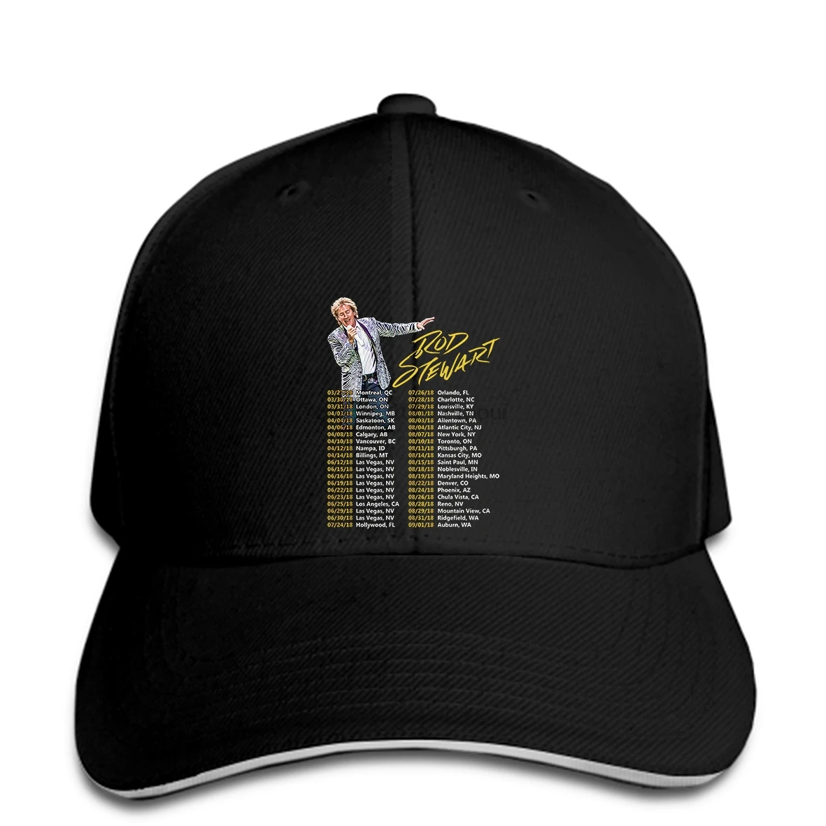 

Baseball cap Rod Stewart Tour snapback For Sale