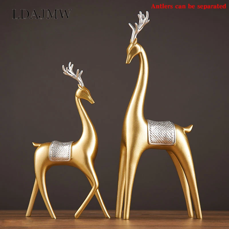 

Популярное креативное украшение в скандинавском стиле для дома, гостиной, винного шкафа, полимерные украшения, статуэтки, современные свет...