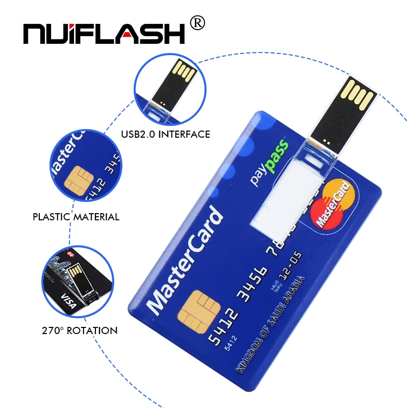 Usb флеш накопитель 4 ГБ 8 16 32 64 128 ГБ|u disk|credit card usb64gb usb |