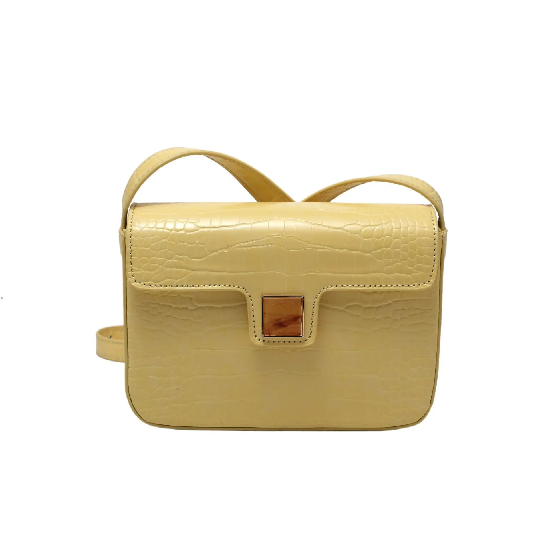 

High Quality Ladies Shoulder Bag 2021 New Trendy Fashion All-match Stone Pattern Small Square Bag Messenger Net Red Shoulder Bag