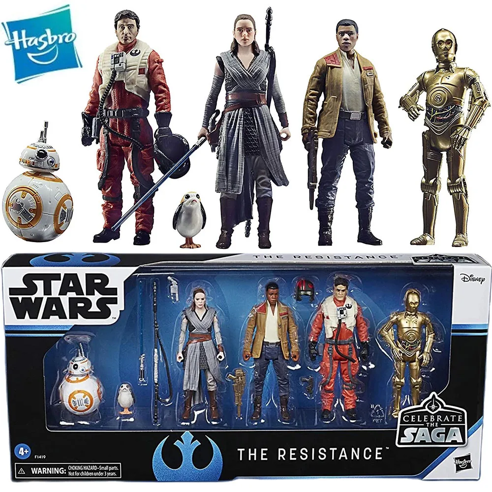

Hasbro Star Wars 3.75-Inch Celebrate The Saga Toys The Resistance Figure Set Collectible Action Figure 6-Pack Best Gift Toys