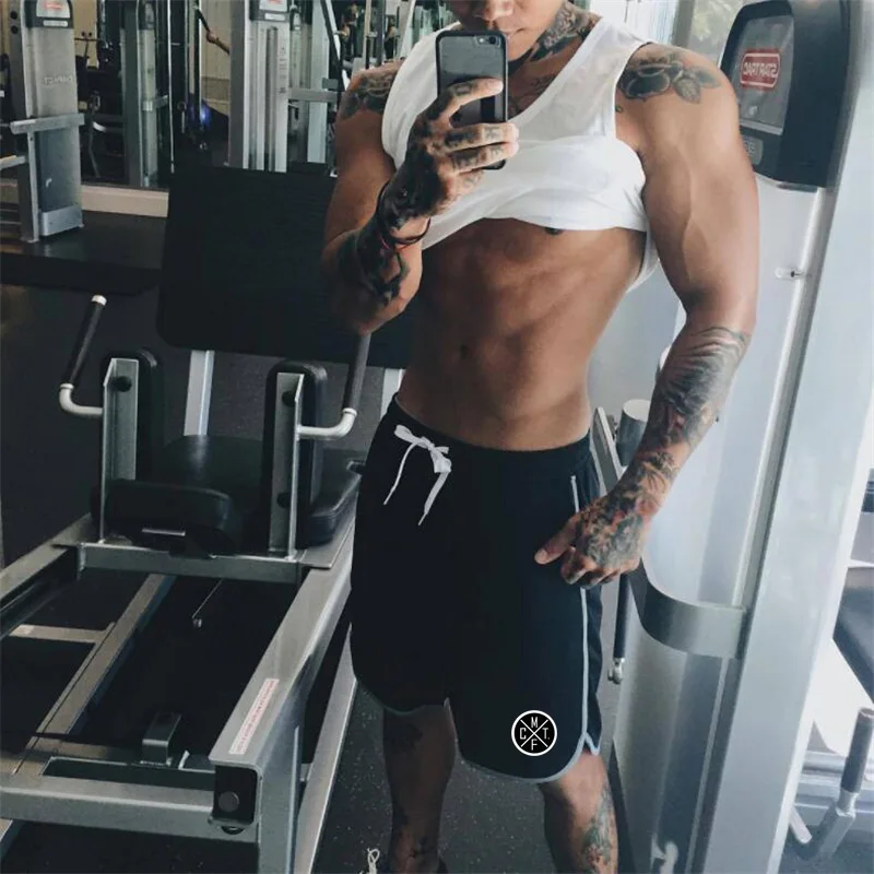 Muscleguys спортивные шорты Мужская одежда для фитнеса или бодибилдинга мужские s