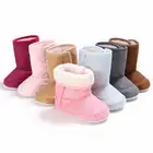 2020 Зимние очень теплые ботинки для новорожденных девочек, обувь для первых шагов для младенцев, мягкая резиновая подошва, противоскользящие ботинки