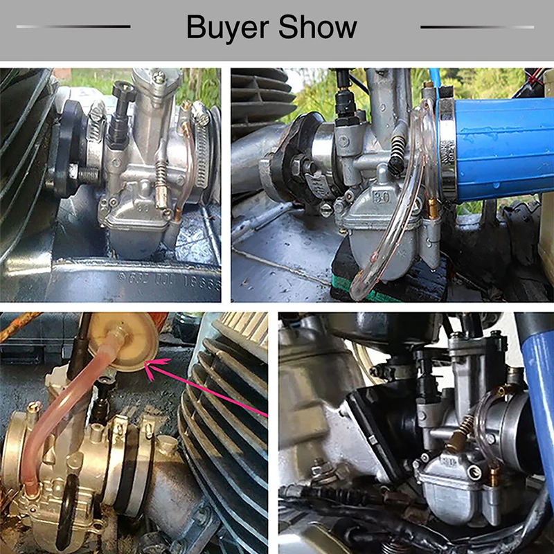 

Motorcycle Motorbike Carburetor 33 34 35 36 38 40 42mm Carb Racing Scooters Dirt Bike ATV with Power Jet