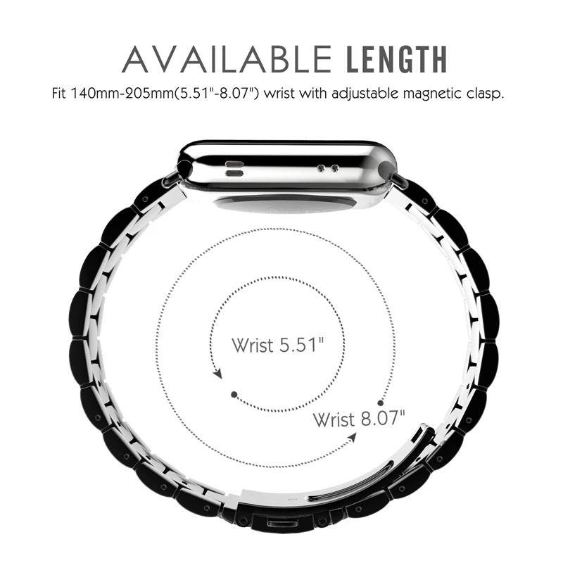

Link Bracelet Strap for Apple Watch Band 44mm 40mm 42mm 38mm Iwatch Correa 5/4/3/2/1 Stainless Steel Apple Watch Watchband+tool