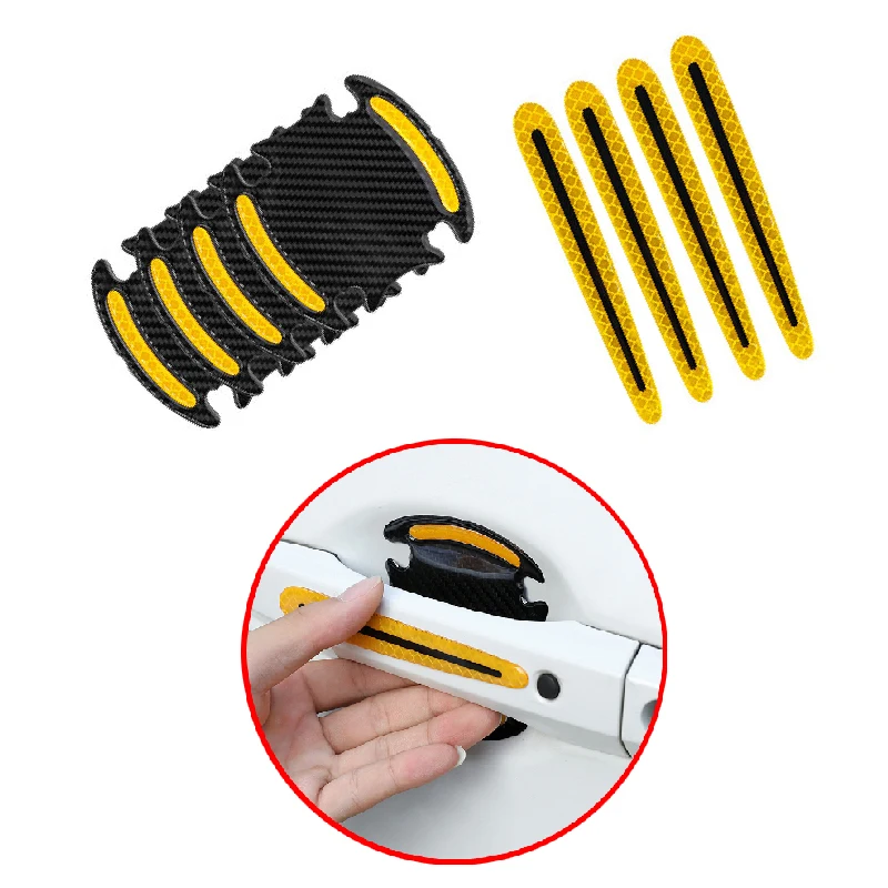 Автомобильная дверная ручка крышка чаши наклейка отражатель для Citroen C-Beau C-Triumph