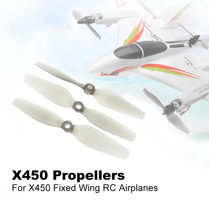 

3 шт., винты XK X450, оригинальные лезвия CW & CCW для самолетов X450 с неподвижным крылом