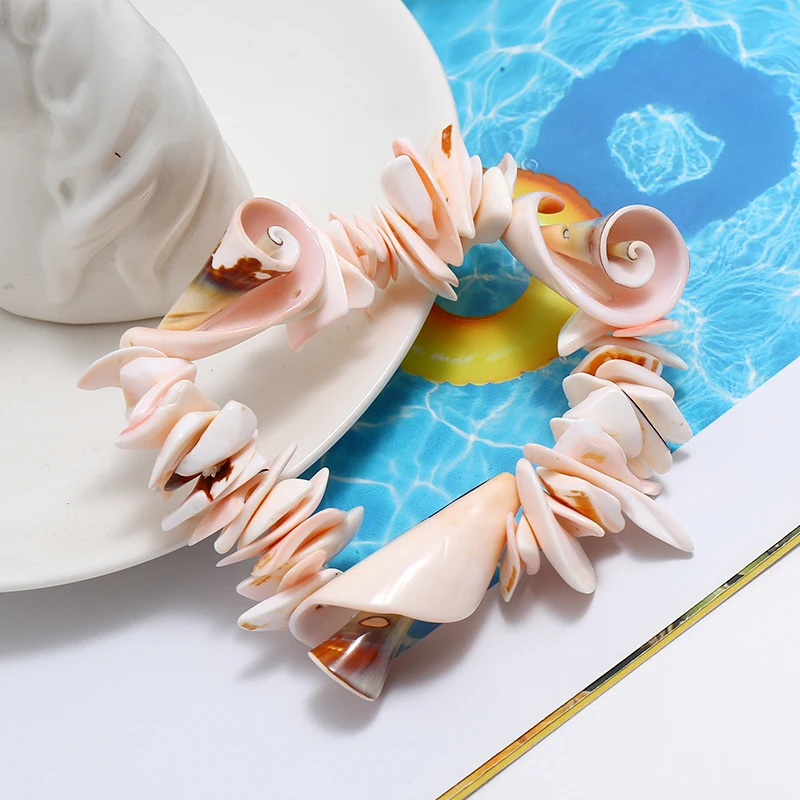 Olaru ручной работы натуральная ракушка браслеты для Чехол женский раковины