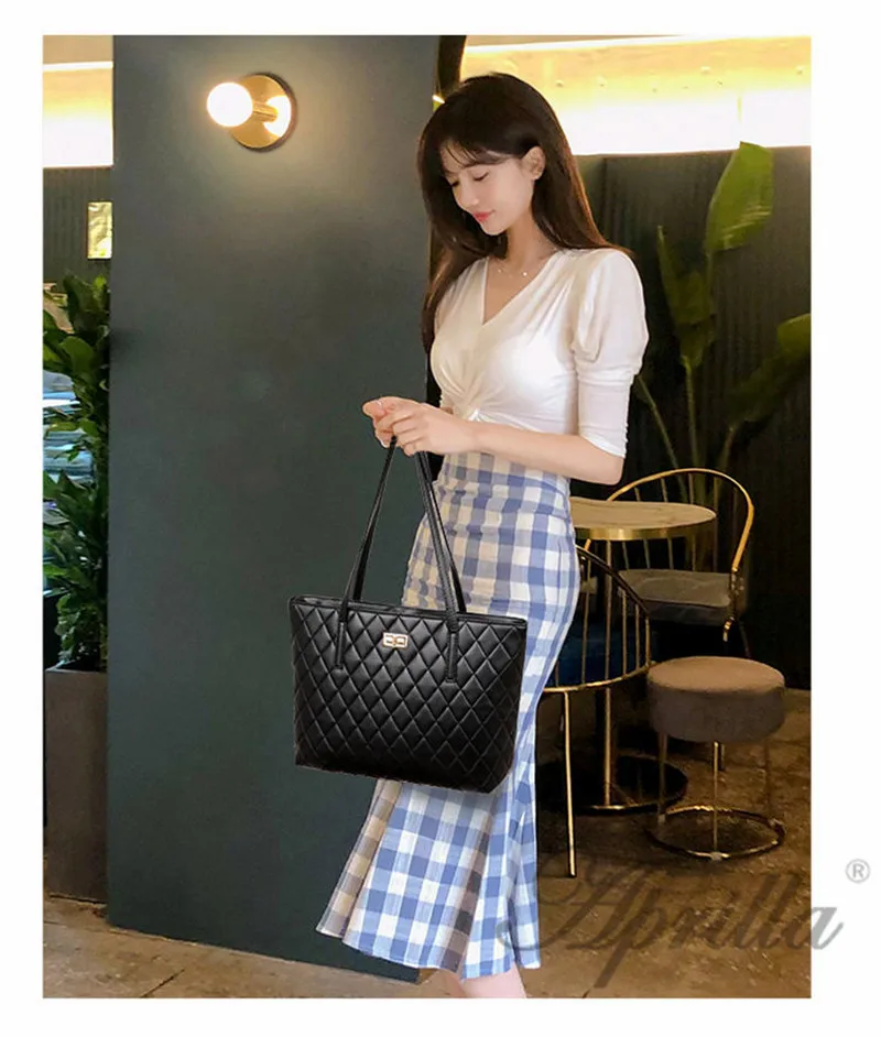 Aprilla tote сумки на плечо для женщин Повседневная сумка мягкие сумки женские большие сумки PWDL15