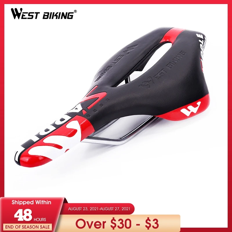 WEST BIKING из искусственной кожи велосипедное седло Нескользящие дорожные