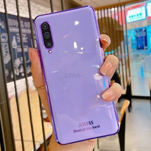 Luxury Plating Mirror Phone Case For Samsung Galaxy A02 A50 A70 A7 2018 A30 A20 A20s Galaxi A 50 70 Soft Silicone Back Cover