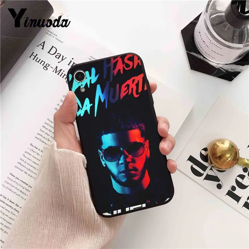 Чехол для телефона Yinuoda Anuel AA Rapper с печатью iPhone 8 7 6 6S 6Plus X XS MAX 5 5S SE XR Cover 11 pro max |