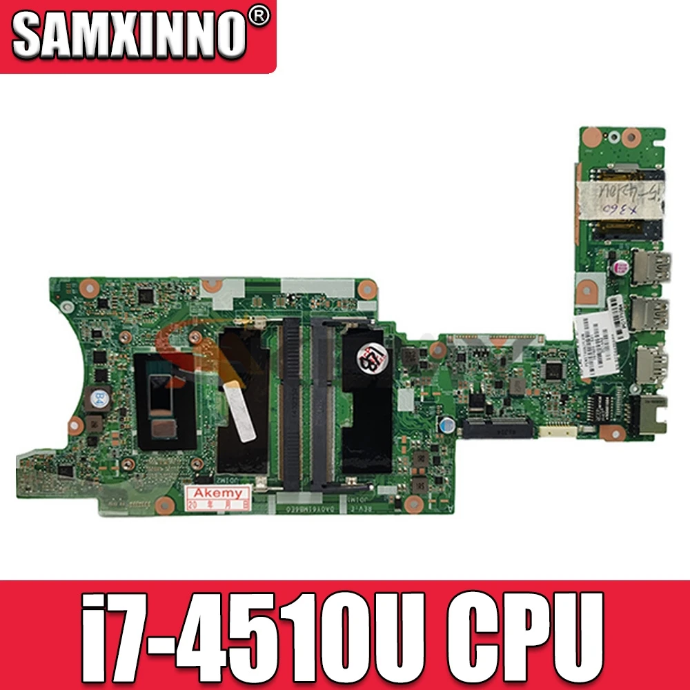

Akemy для струйного принтера HP PAVILION X360 15-U 15-U011DX 15-U170CA Материнская плата ноутбука 780958-501 DA0Y61MB6E0 с i7-4510U полностью протестирована