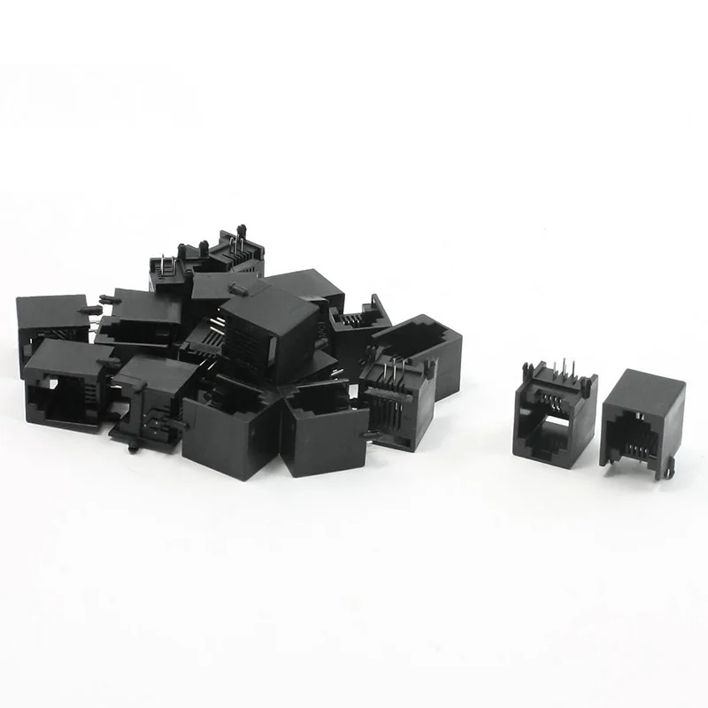 20 шт. разъём RJ11 6P4C для компьютерной Интернет сети|Электрические розетки| |