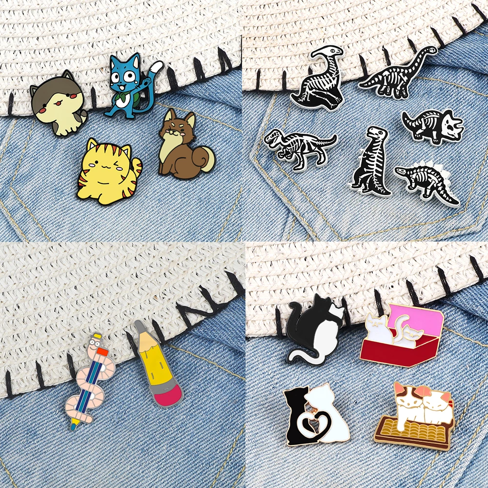 S Sleepy Bug Brooches Jackets Badges Jewelry Friends Gifts
