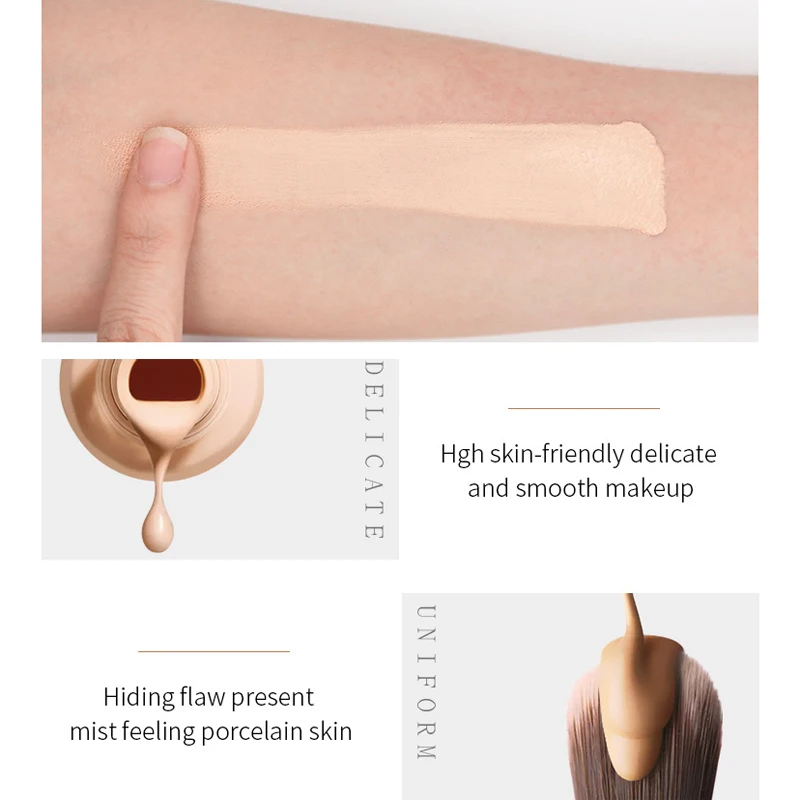 DEROL 30 мл минерал Отбеливающее Корректирующее средство для лица база макияжа Крем