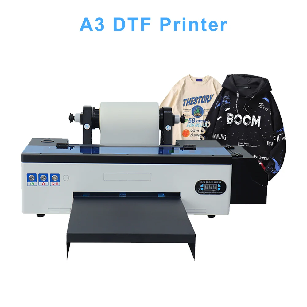 Принтер A3 DTF с рулоном для прямой передачи пленки принтер футболок машин курток