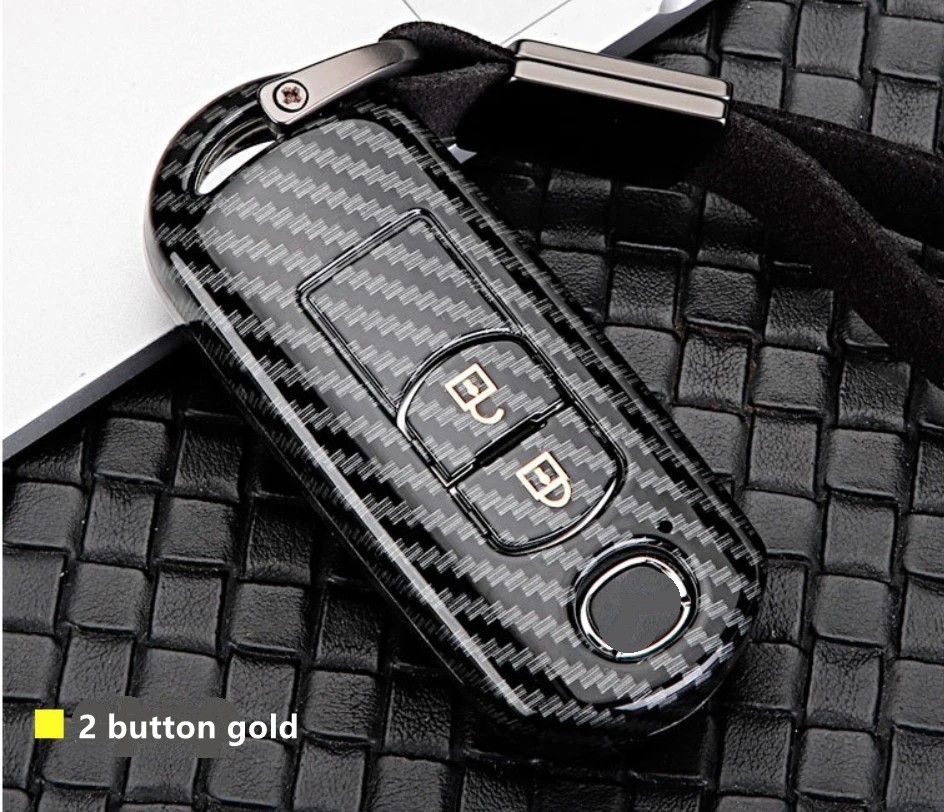 Автомобильный держатель ключа из АБС углеродного волокна для Mazda CX 5 3 6 Atenza Alexa 2/3