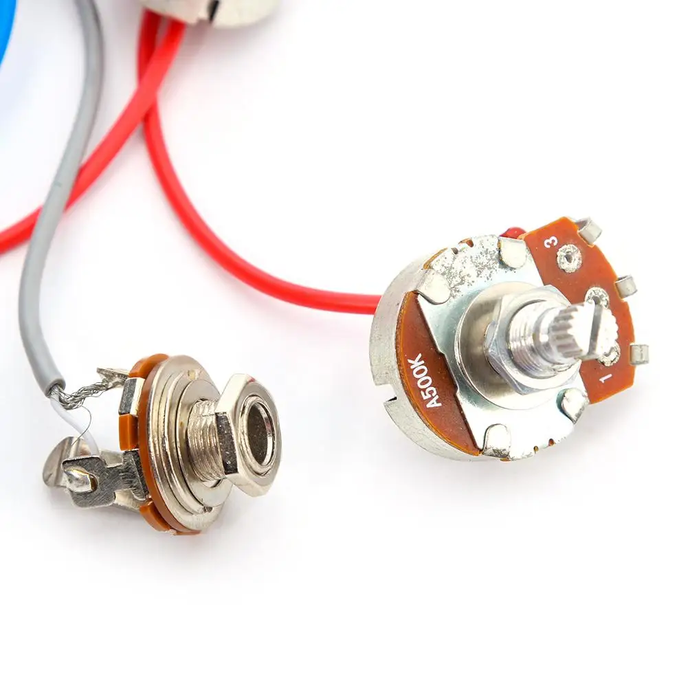 1 set epi lp elektrische gitarre kabelbaum prewired kit für epi sg lp mit voller größe tone control verdrahtung harness free global shi