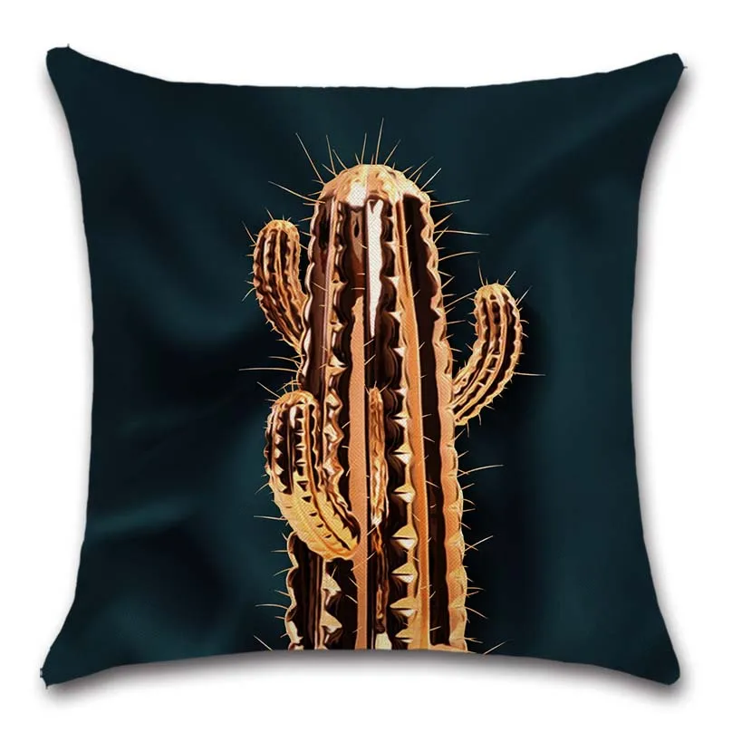 Наволочка в виде ананаса кактуса золотого розового бежевого цветов - купить по