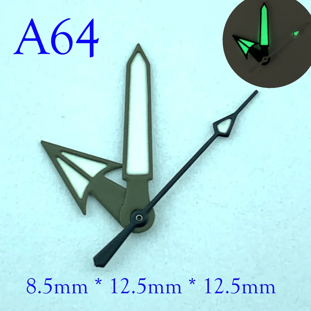 

NH35 NH36 Watch Hands Fit Pointer Green Super Luminous Suitable For Watch Parts Replacement Accessories A64
