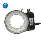 Регулируемый светодиодный кольцевой микроскоп с 56 светодиодами, осветительная лампа для микроскопа, отличсветильник круглый свет, промышленный микроскоп, камера