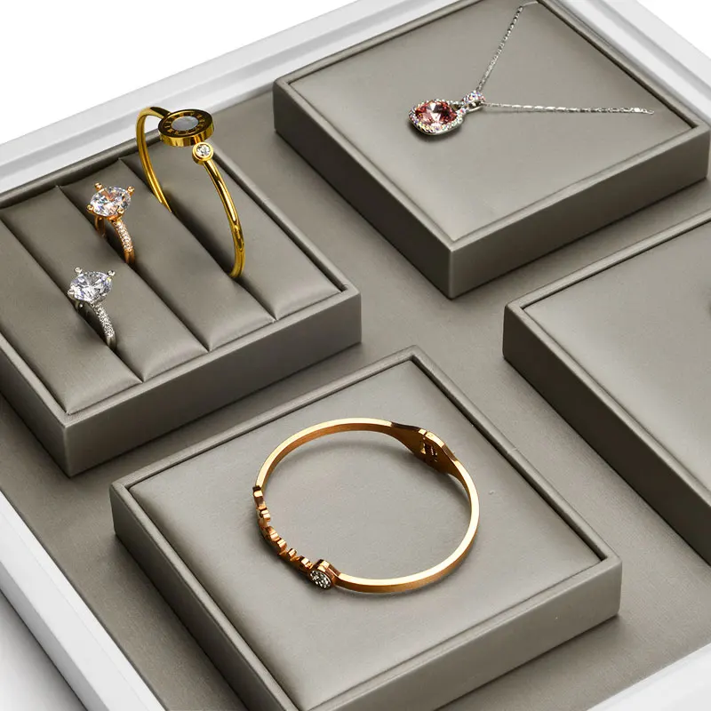 Oirlv Jewelry Rack Props Jewelry Counter Display Ornaments Tray Sets Brand Logo Can Be Customized