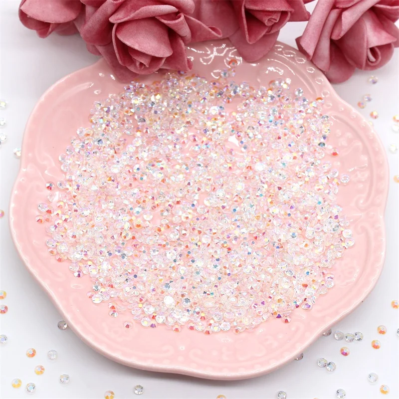 color 5 KSCRAFT 20 г 4 мм кристалл с плоской задней гранью с акриловым драгоценным камнем Блестки для нейл Арта(искусство украшения ногтей) одежда скрапбукинга Shakes Stone - Цвет: color 5