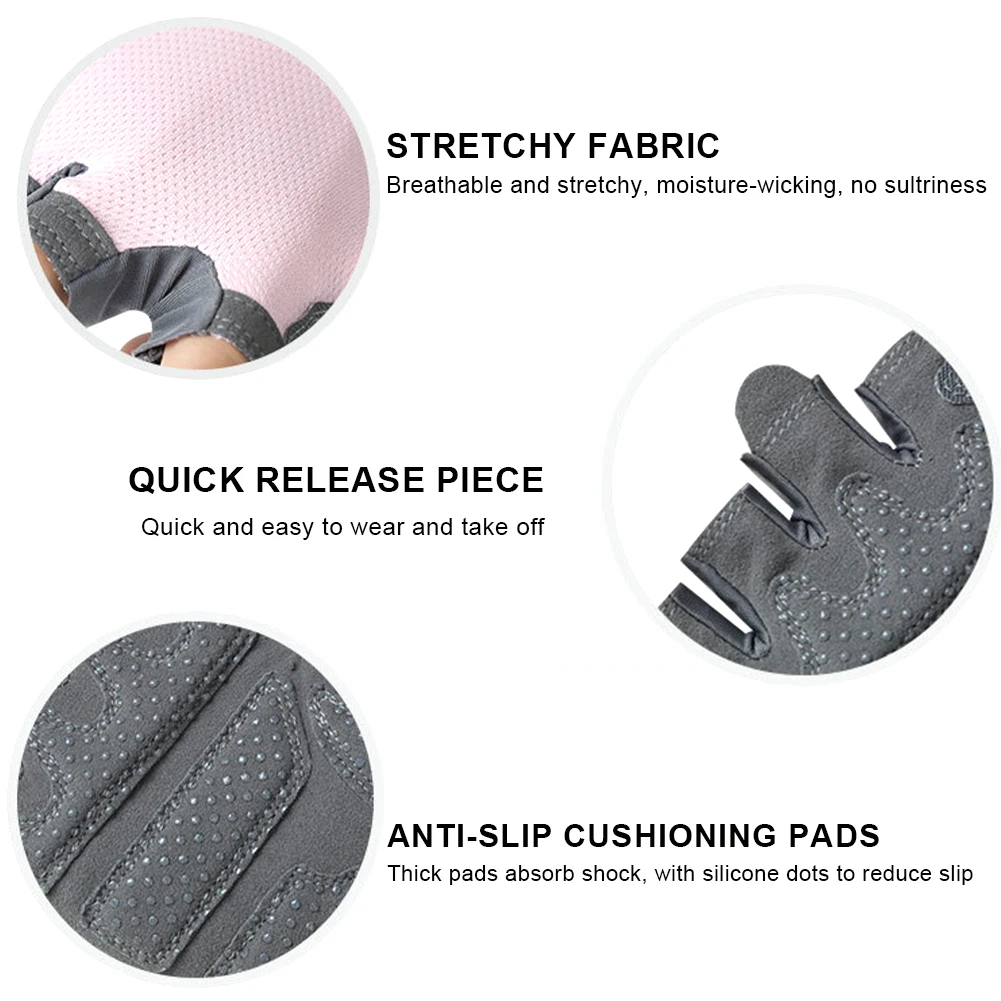 

Cycling Anti-slip Anti-sweat Men Women Half Finger Gloves Breathable Anti-shock Sports Gloves Bike Bicycle Glove for Outdoor