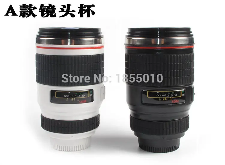 Двойной вакуумный корпус 304 нержавеющая сталь черная эмуляция объектив камеры