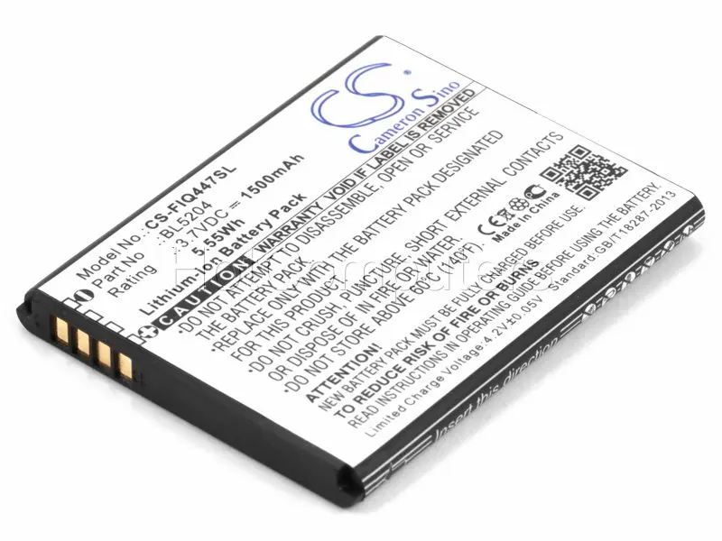 Аккумулятор для телефона Fly IQ447 Era Life 1 (BL5204)