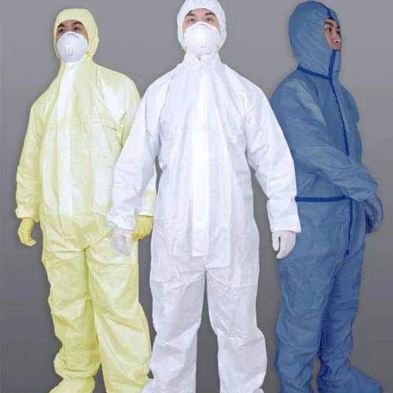 Одноразовая Защитная Одежда смс нетканый сиамский водонепроницаемый