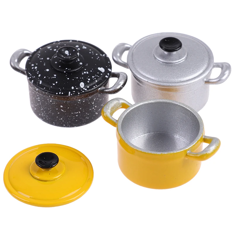 Миниатюрные аксессуары для кукольного домика миниатюрная металлическая суповая