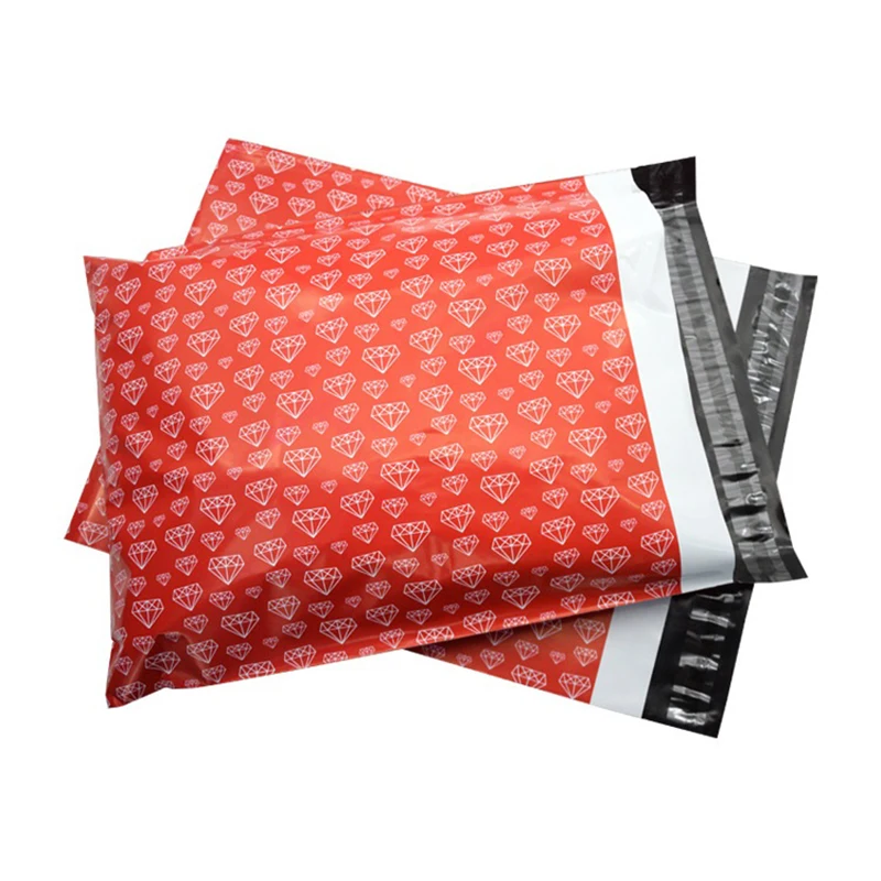 

Розового цвета с узором в горошек водостойкий прочный клей с сумочкой в тон розового цвета в горошек, Пластик почтовый конверт упаковка меш...