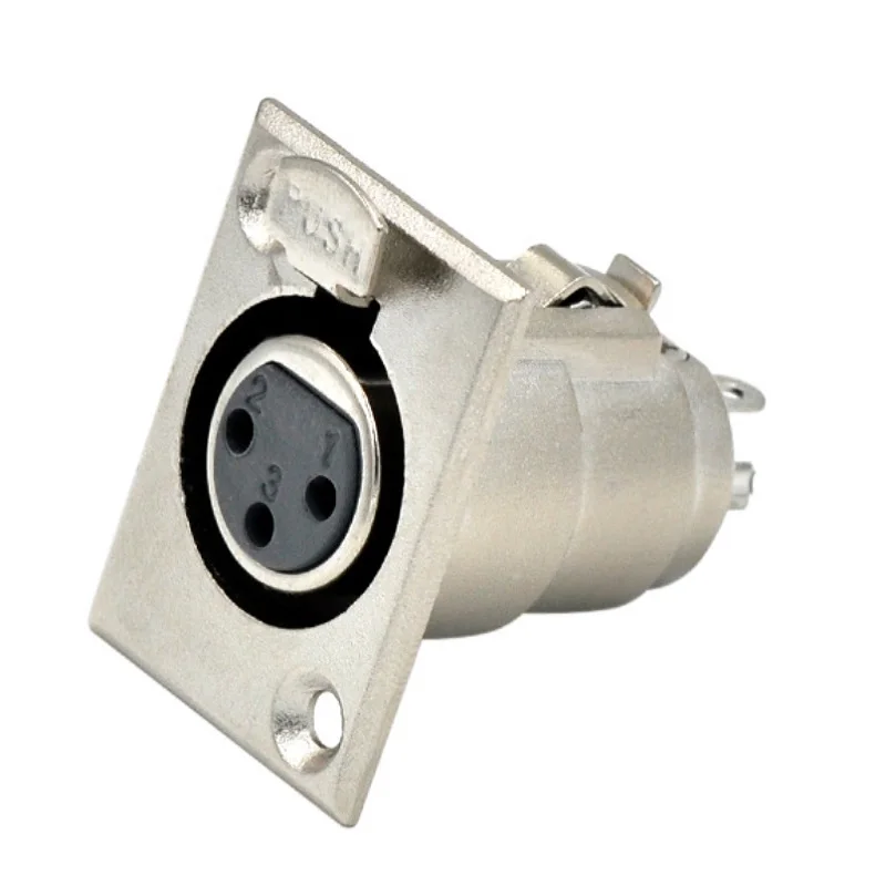 10 шт. Металлические Гнезда для микрофона|Соединители| |