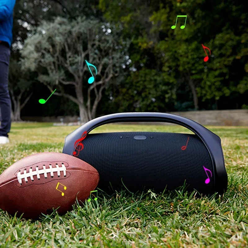 Портативная колонка для басов HIFI на открытом воздухе, беспроводная bluetooth-колонка, сабвуфер, адаптер-звукосниматель с fm-радио TF mp3-плеером