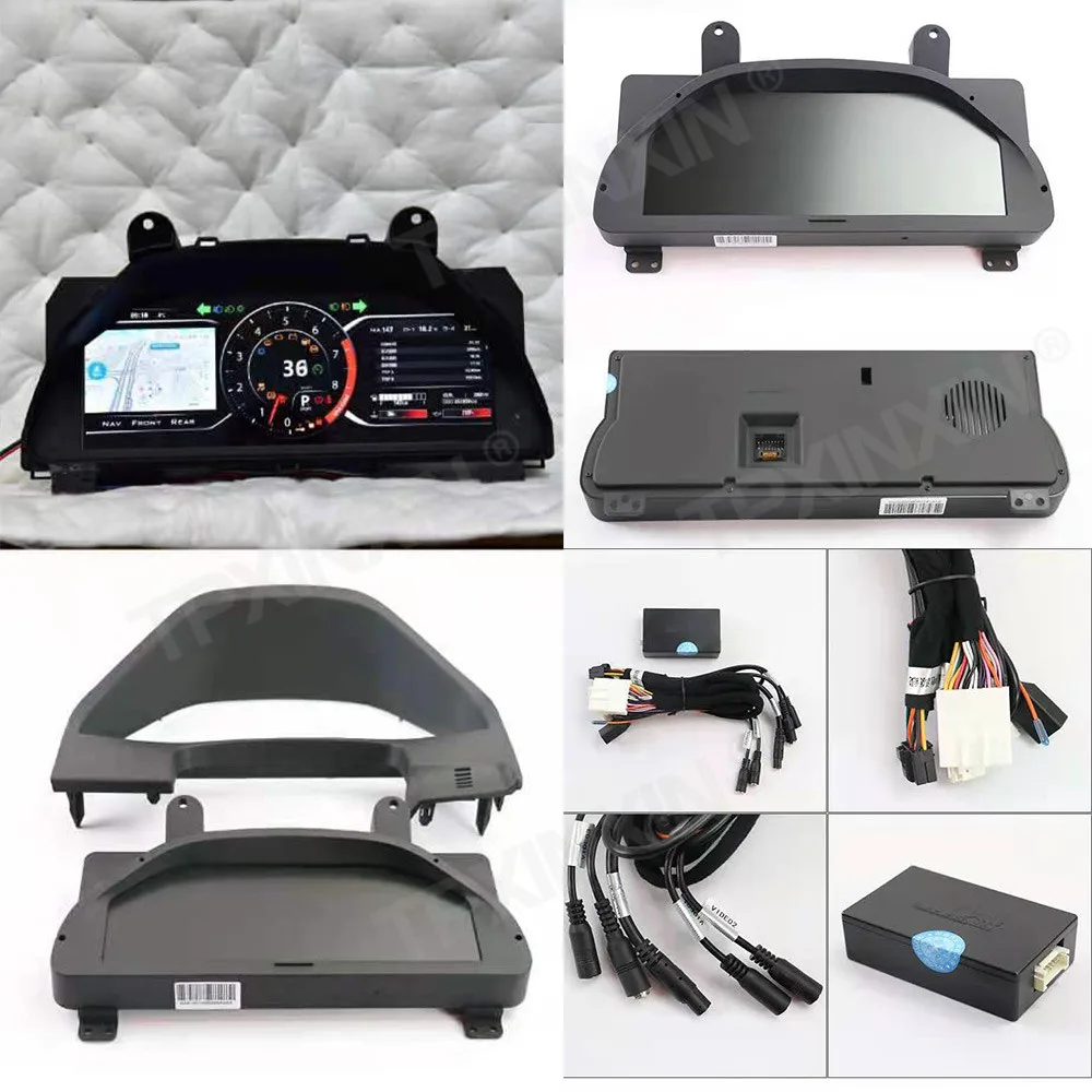 for toyoda reiz 2 2010 meter screen android 9 0 car lcd instrument panel modified and upgraded multifunctional free global shipping