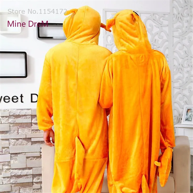 Кигуруми кенгуру унисекс Фланелевая Пижама для взрослых с животными Косплей