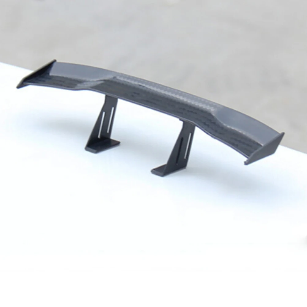 

New 1Pcs Mini Universal Spoiler Wing For All Car Spoiler Wing Carbon Fiber Auto Car Tail Decoration Black Color