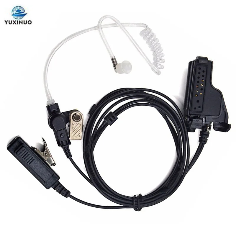 

Acoustic Air Tube Headset PTT Mic Earpiece for Motorola Radio HT1000 GP900 GP9000 XTS2500 XTS3000 XTS3500 XTS5000 Walkie Talkie